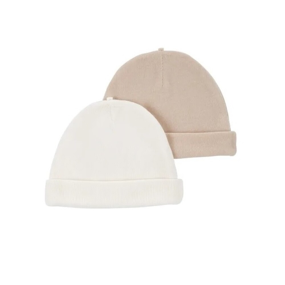 Set gorros x2 Carters Beige