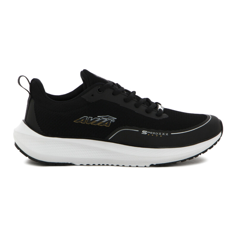 Avia Zapatillas Acordonadas Para Hombre Pedro - Black Negro