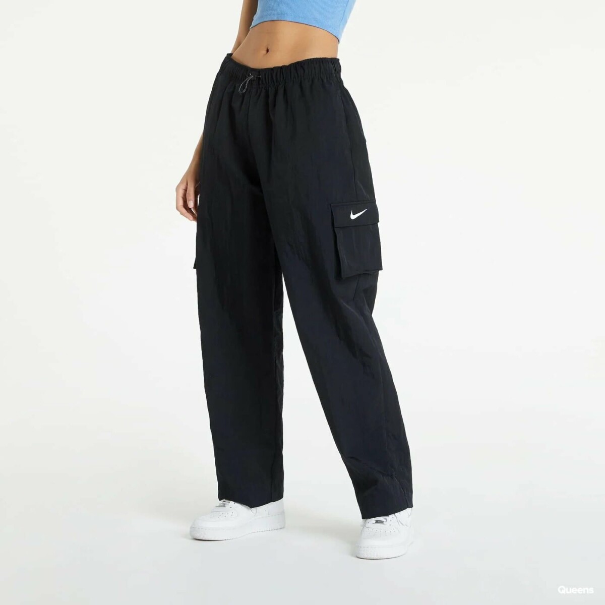Pantalon Nike Moda Dama Essntl Wvn Hr Cargo Black/(White) - S/C 