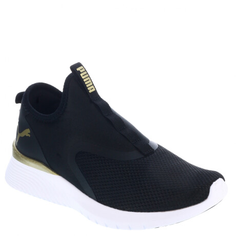 Remedie Slip On Negro/Oro