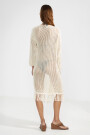 FRINGES DRESS Cream