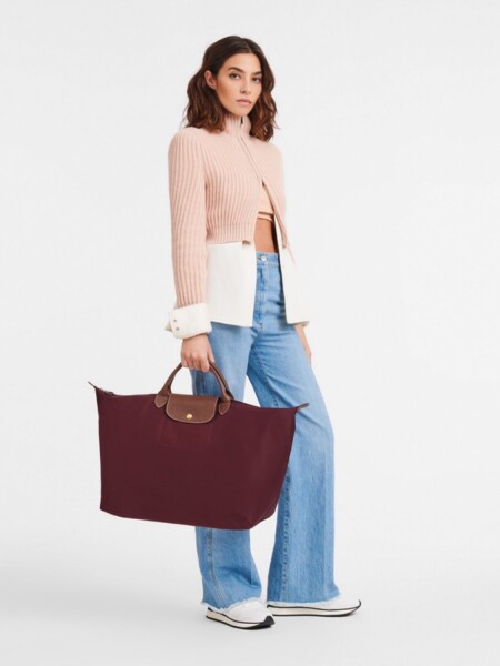 Le Pliage Original L Travel Bag Bordó