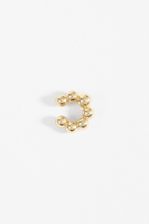 Earcuff borlas dorado