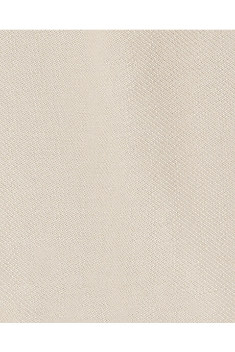 Short de algodón, diseño paperbag, khaki Sin color