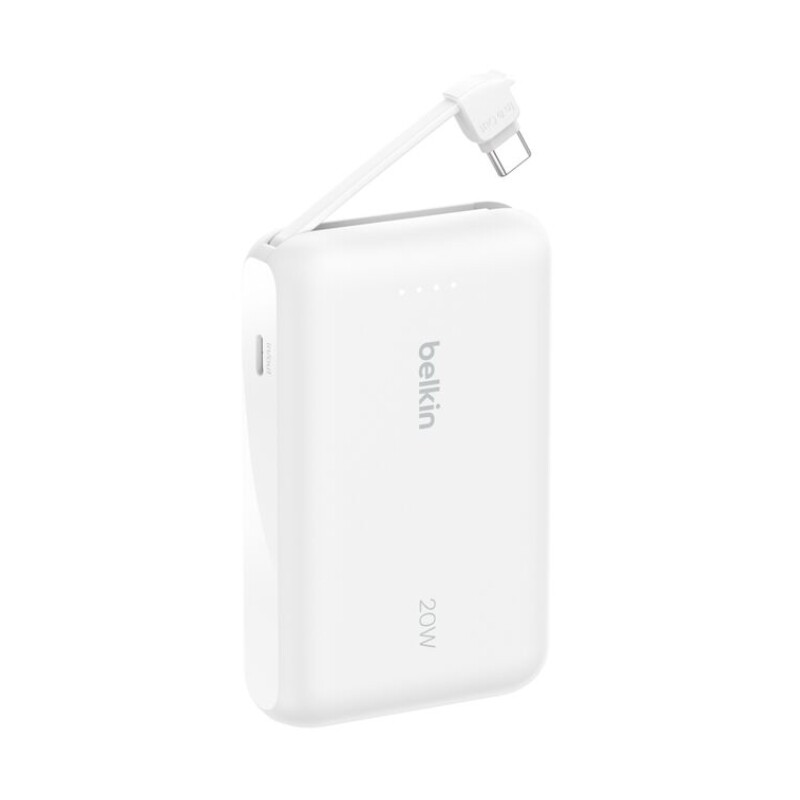 Cargador Portatil Belkin Boostcharge 10K Cable White Bpb021Fqwh Cargador Portatil Belkin Boostcharge 10K Cable White Bpb021Fqwh