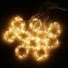 Cortina lluvia luces led cálida decoración 3x3mts Cortina lluvia luces led cálida decoración 3x3mts