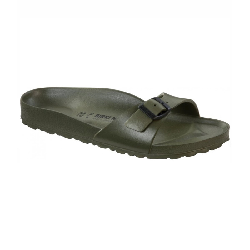 Colectivo Pólvora curva Sandalias Birkenstock Madrid Eva Khaki Mujer — La Isla / RACKS LTDA