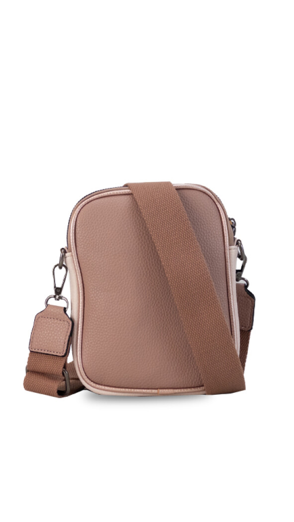 PHONE BAG GIONA MAUVE ROSA PALO Y METALIZADO