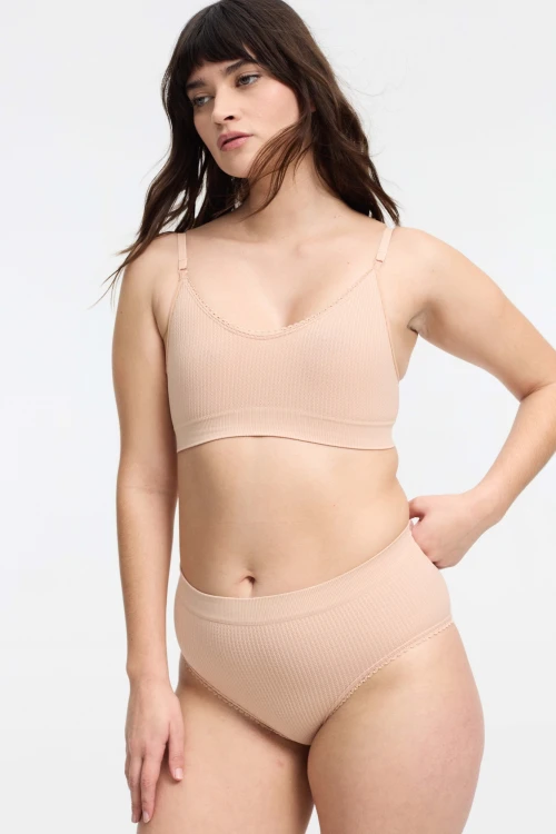 Bombacha Pimenton Trenza Beige