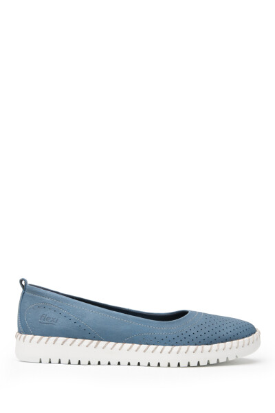 Flat Casual Flexi Para Mujer Linea Mei Azul