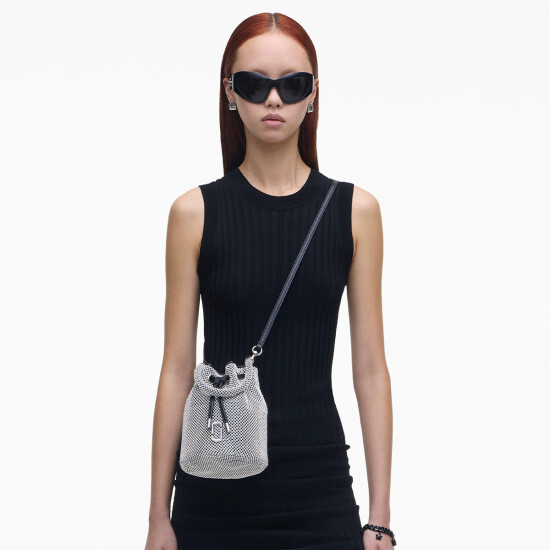 MARC JACOBS - THE RHINESTONE MINI BUCKET BAG Colores varios