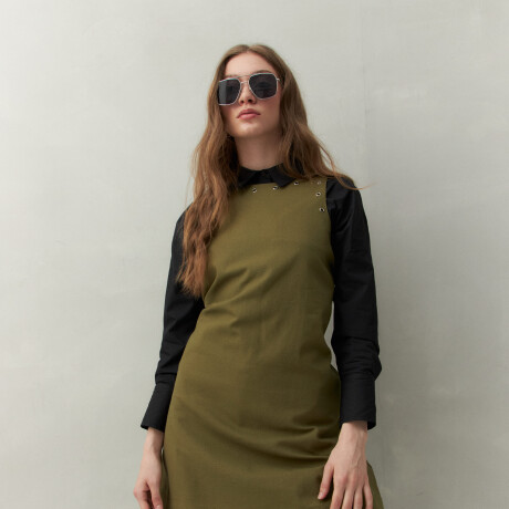 VESTIDO KUTA Verde Cazador