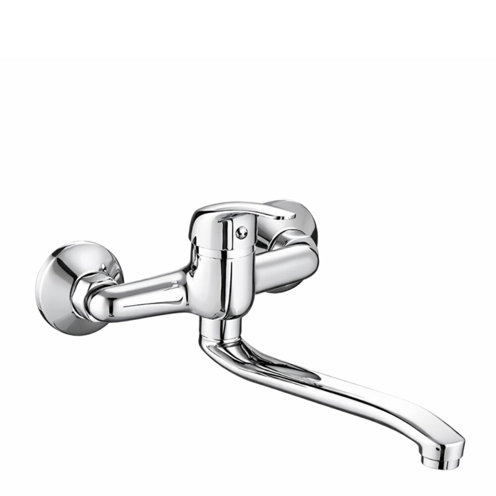 Grifería de cocina Monocomando de pared Capri Pico bajo Cromado Grifería De Cocina Monocomando De Pared Capri Pico Bajo Cromado