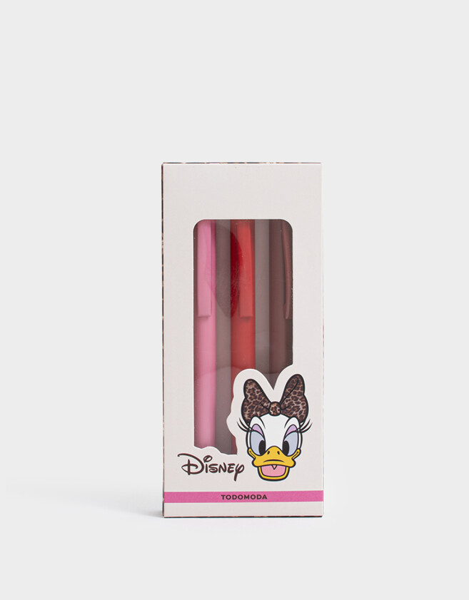 Lapices y Lapiceras Set Chico Set De 3 Lapiceras De Tinta Negra - Combinacion Multicolor