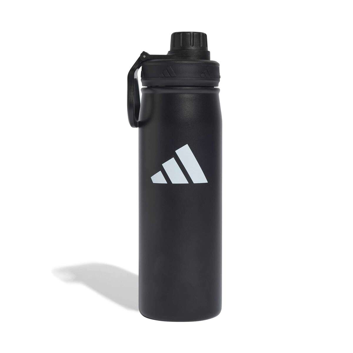 Botella Metalica Con Tapón De Rosca 0,6 L Unisex - Negro 