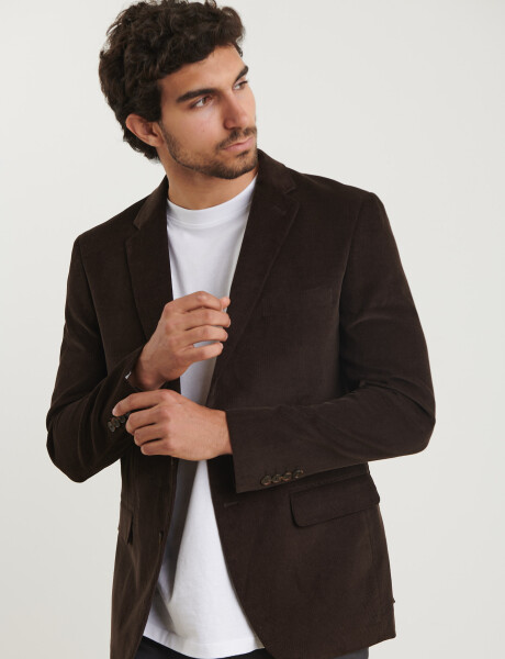 110470 SACO HARRINGTON LABEL Marron