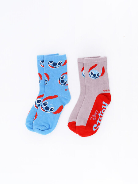 MEDIAS STITCH RETRO PACK X2 VARIANTE 1