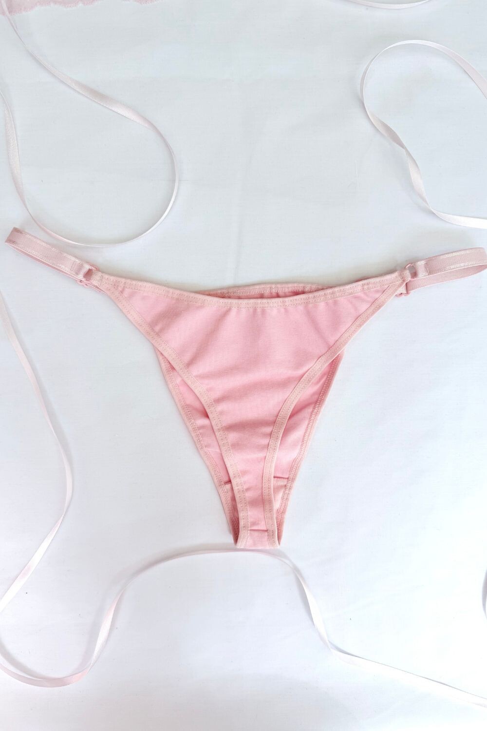 Tanga de algodón Delfina Rosa