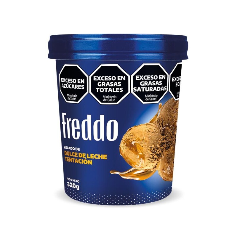 Helado dulce de leche tentación Freddo 320 g Helado dulce de leche tentación Freddo 320 g