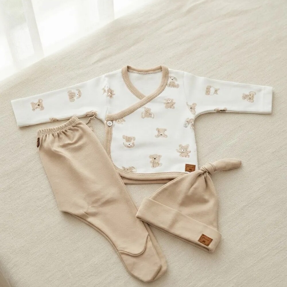 Primer muda PILIM estampada beige