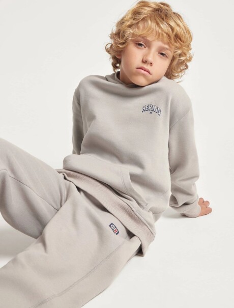 PANTALÓN BABUCHA INFANTIL CON PUÑO ELASTIZADO GRIS