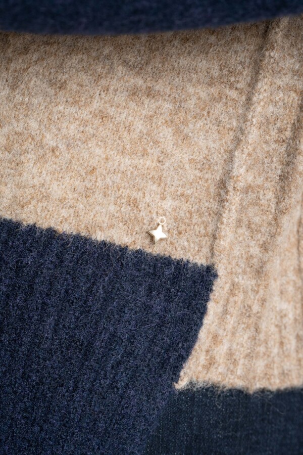 Sweater Color Block Marino