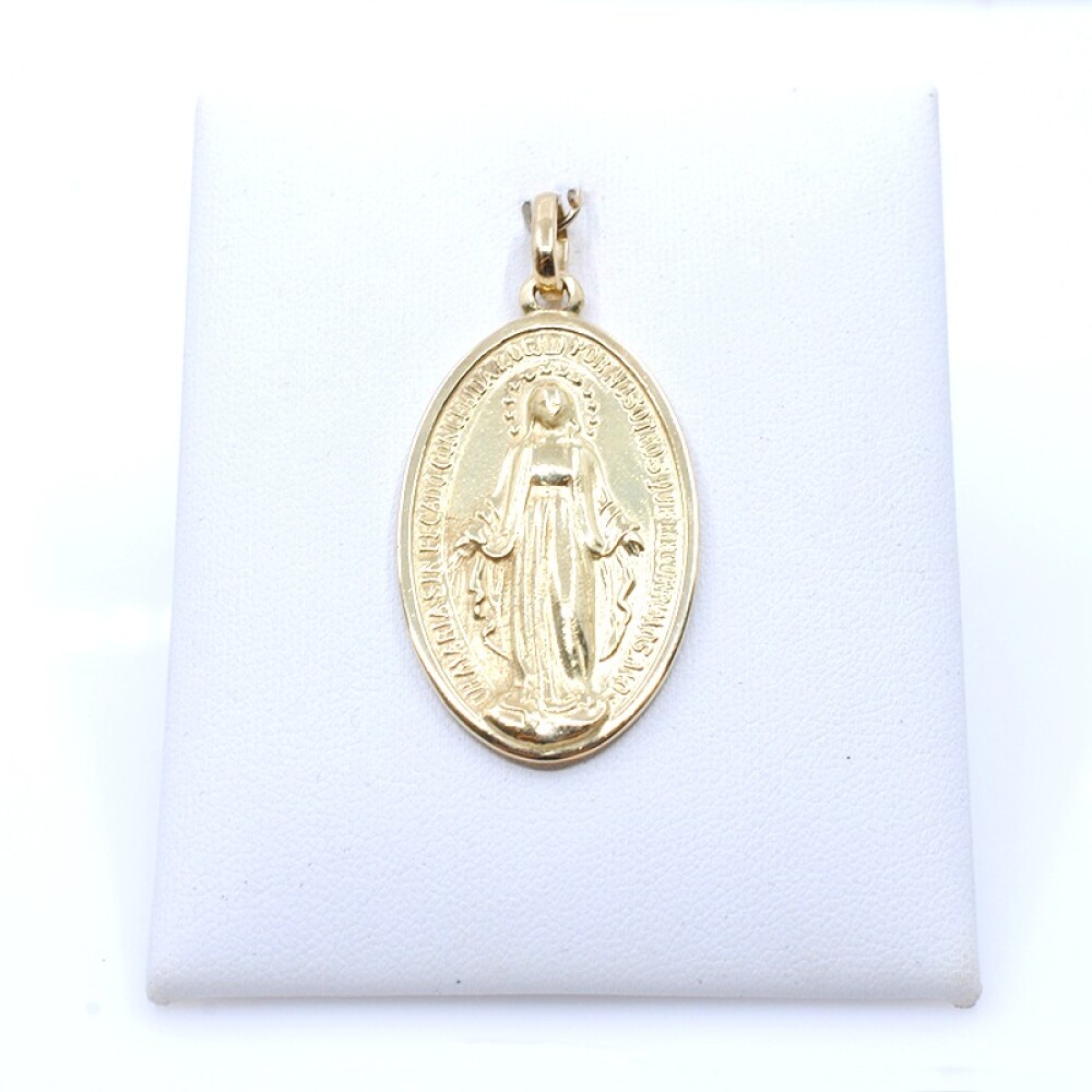 Medalla oro 18k virgen Milagrosa Medalla oro 18k virgen Milagrosa