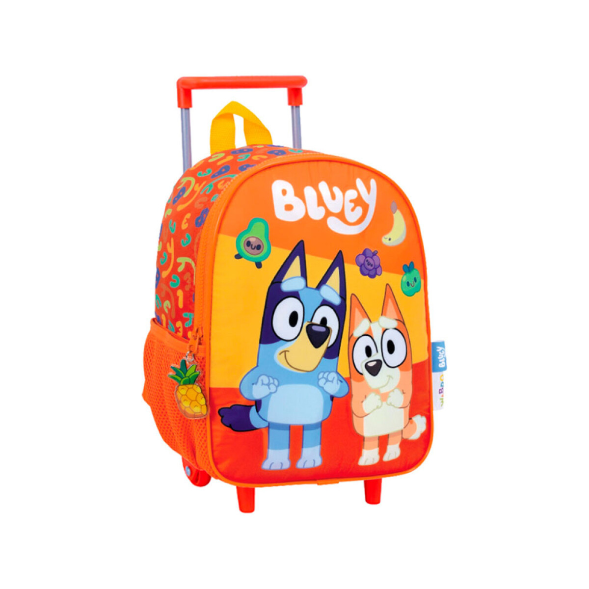 Mochila Bluey 12" con carro - Naranja 
