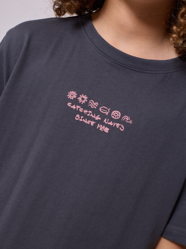 T-SHIRT OLINE TEEN RUSTY Gris