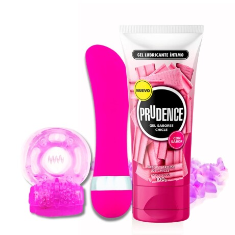 Combo Mini Vibrador + Anillo Peneano + Gel Estimulador Combo Mini Vibrador + Anillo Peneano + Gel Estimulador