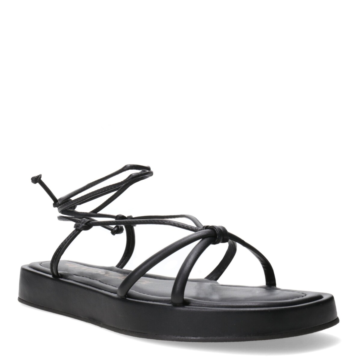 Sandalias de Mujer Miss Carol SINF con tiras para atar - Negro 