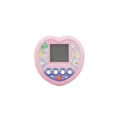 Mascota virtual corazón rosa