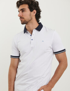 520974 REMERA HARRINGTON LABEL Blanco