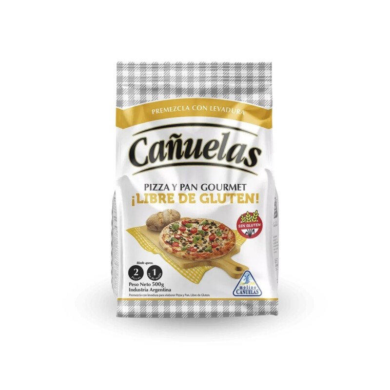 PREMEZCLA CAÑUELAS PIZZA Y PAN SIN GLUTEN Premezcla Cañuelas Pizza Y Pan Sin Gluten