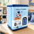 Alcancía Infantil Caja Fuerte Juguete Con Sonido Luces Variante Color Azul