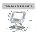 Soporte para Tablet giratorio de aluminio altura regulable Soporte para Tablet giratorio de aluminio altura regulable