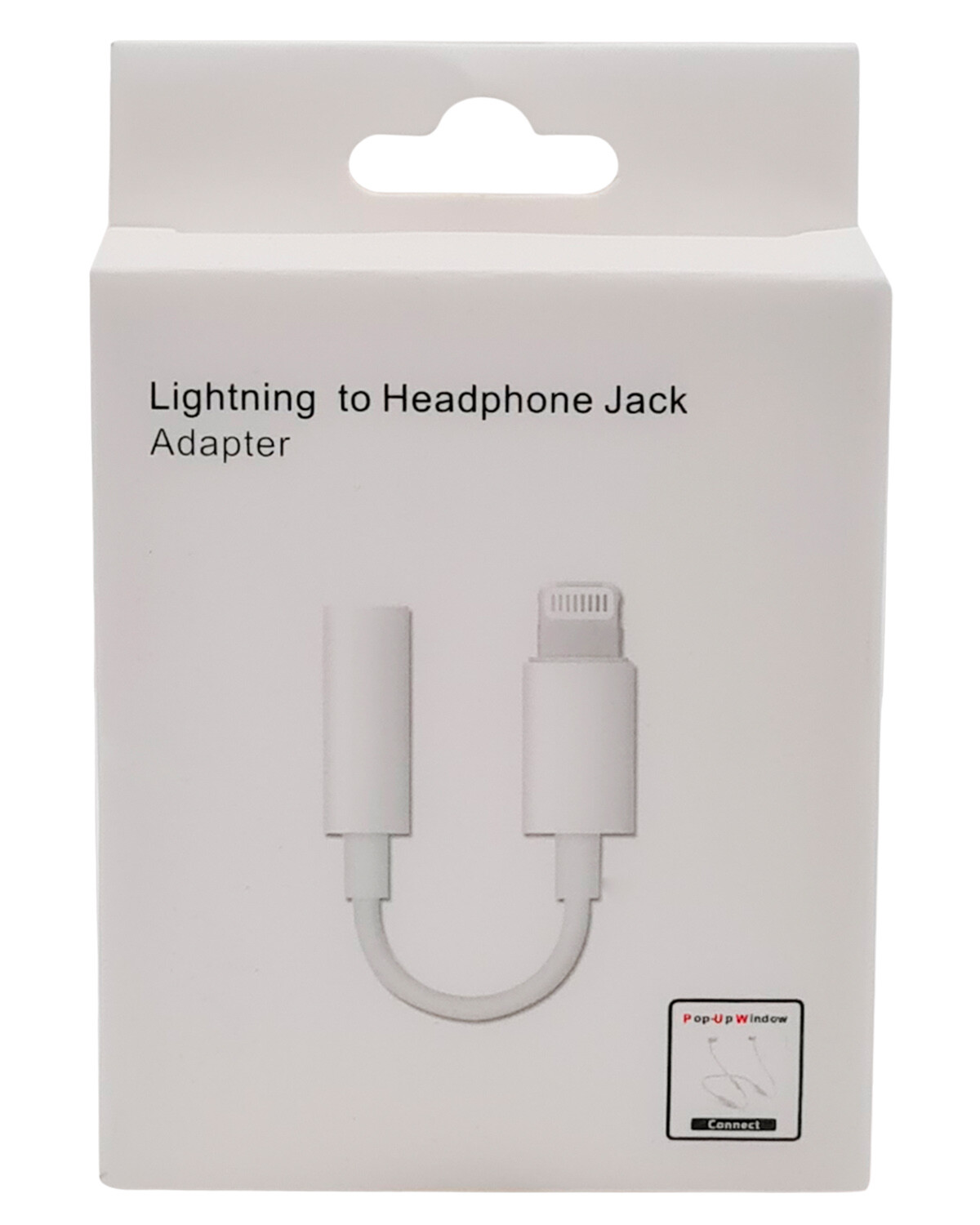 CABLE ADAPTADOR DE LIGHTNING A JACK 3.5MM PARA AUDIFONOS IPHONE