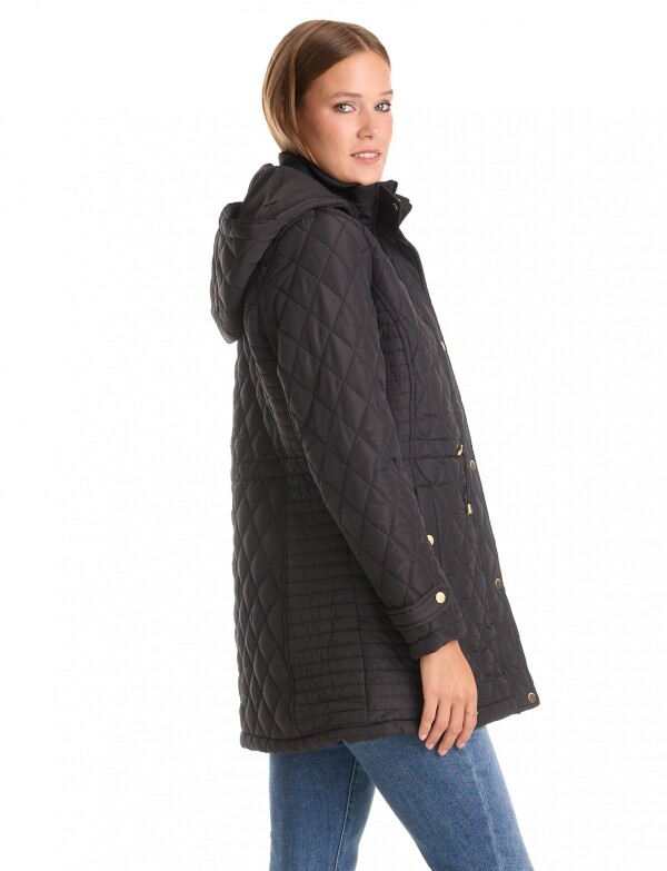 Campera Capitoneada NEGRO