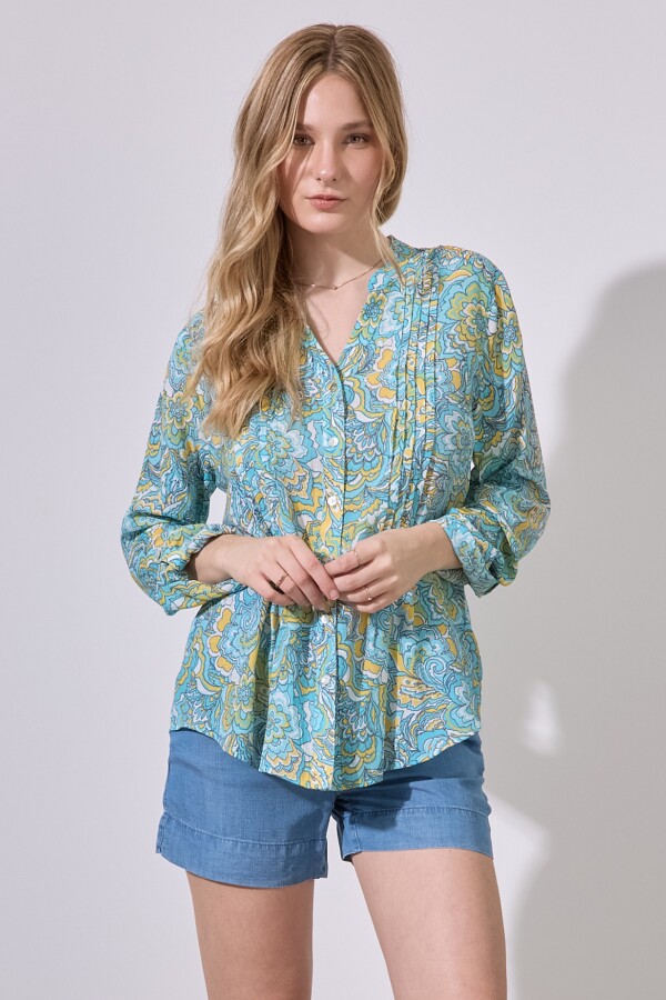 Blusa Print VERDE/MULTI