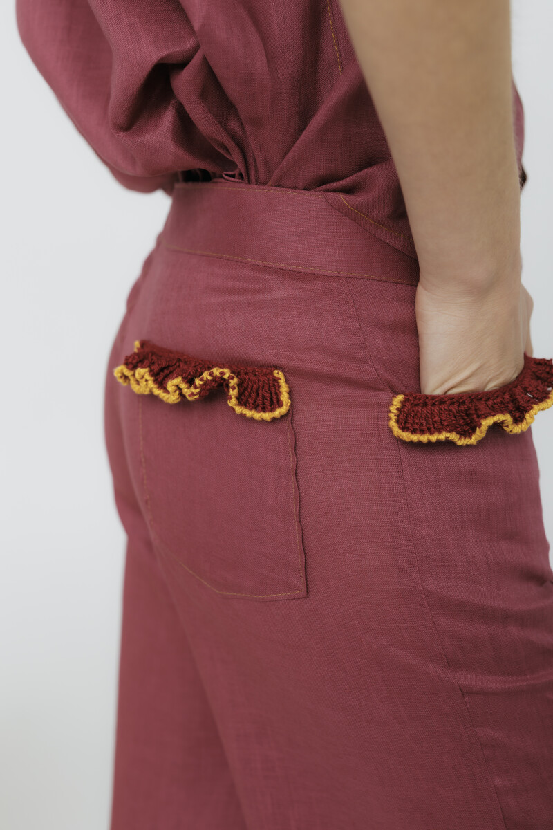 PRE VENTA PANTALON HIGA Morado