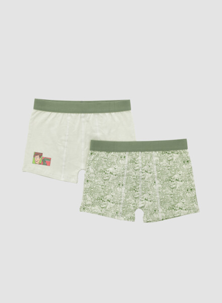 Pack x2 boxer marvel/disney Verde claro