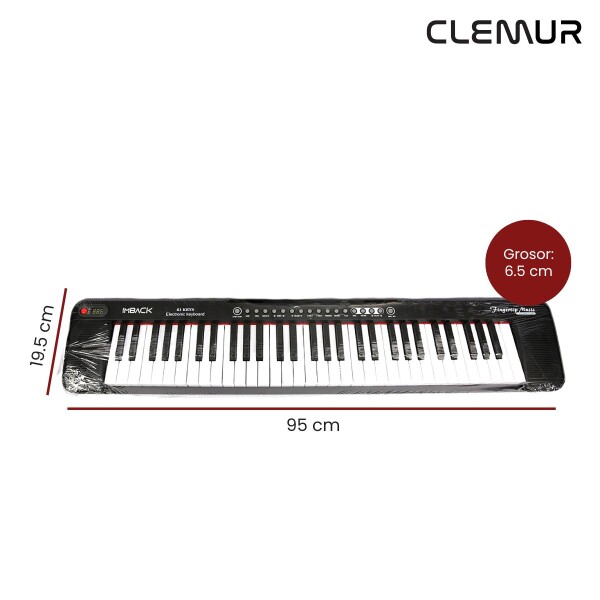 Organo Musical Teclado Piano Instrumento 61 Teclas Micrófono 200 Tonos Y Ritmos Con Microfono Imback Organo Musical Teclado Piano Instrumento 61 Teclas Micrófono 200 Tonos Y Ritmos Con Microfono Imback