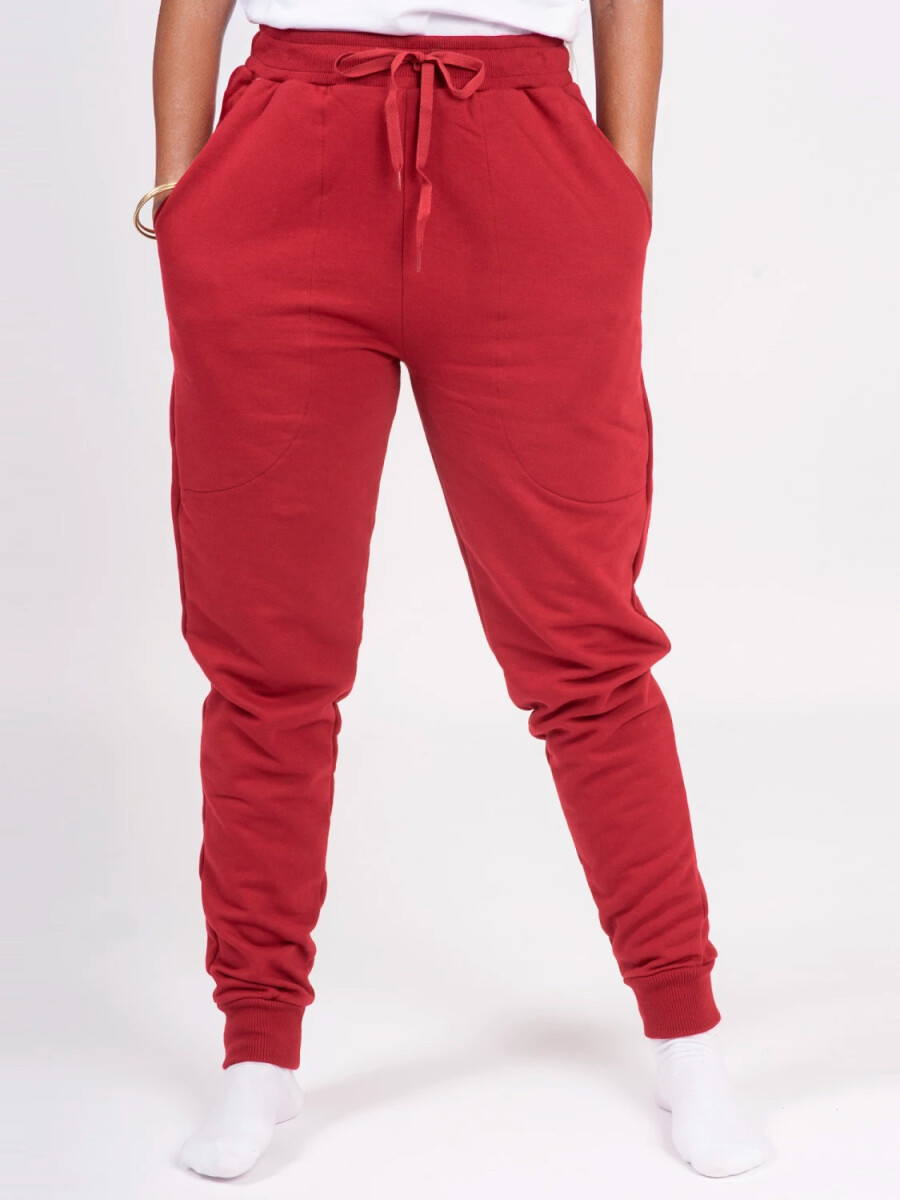PANTALÓN BABUCHA ADULTO UNISSEX - ROJO 