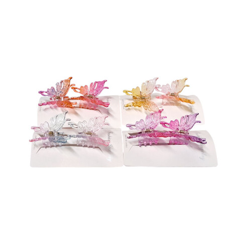 Broches pinzas para el cabello mariposa 2pcs Broches Pinzas Para El Cabello Mariposa 2pcs