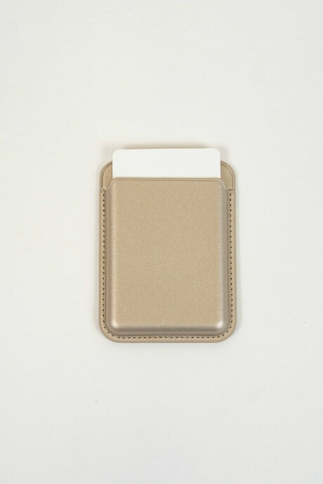 Porta Tarjeta Pocket Dorado
