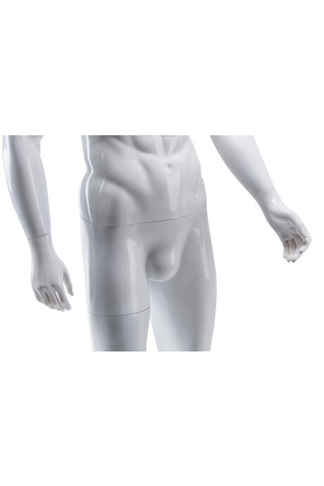 Maniquí Masculino Fibra Acabado Mate - Blanco Maniquí Masculino Fibra Acabado Mate - Blanco