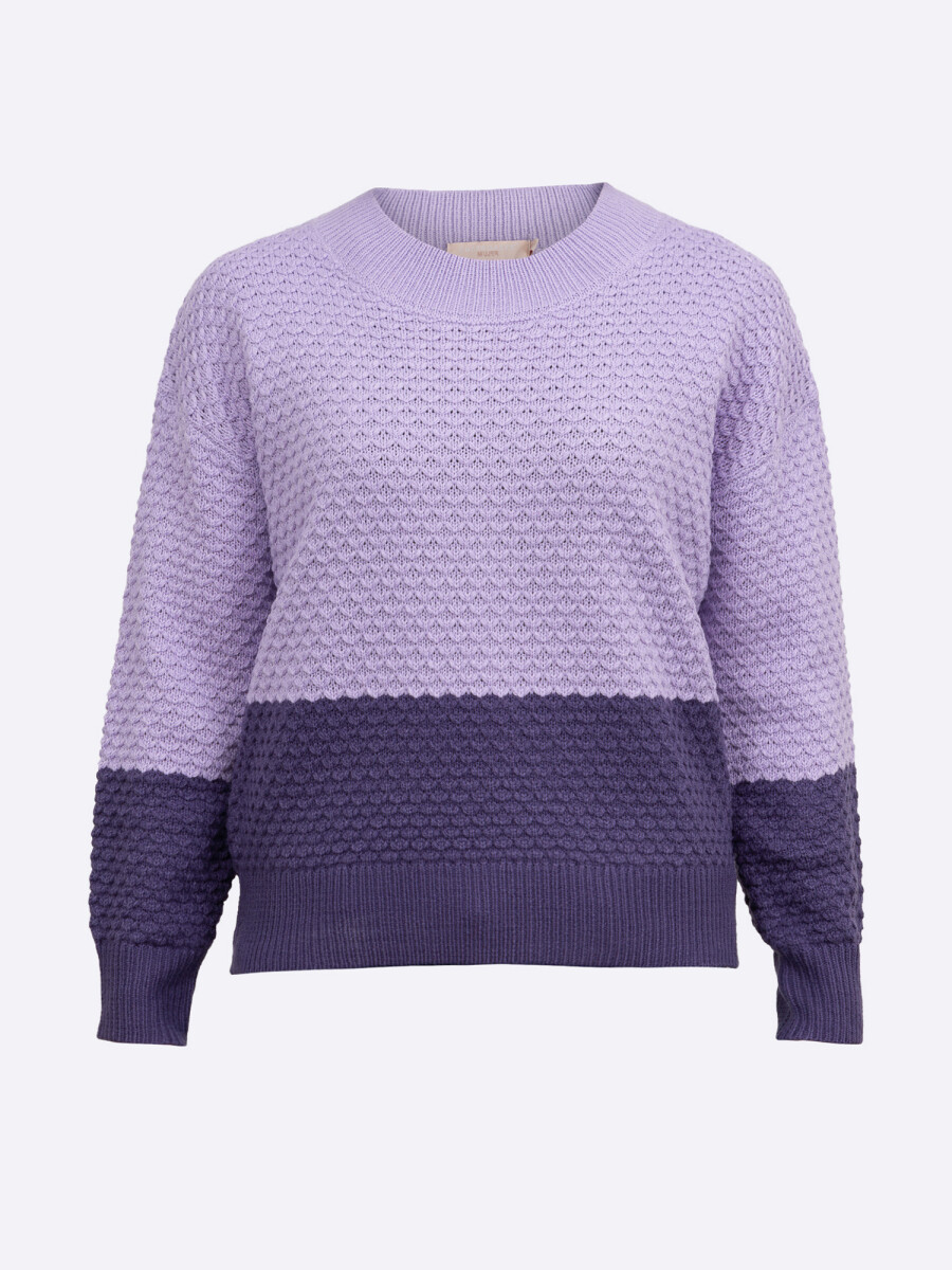 Sweater block - lila 
