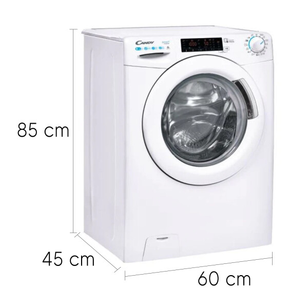 Lavarropas Smart Inverter Candy Cs4 127txme/1-s 7kg Outlet OLT LAVARROPA CANDY 7KG CS4 127TXME/1S