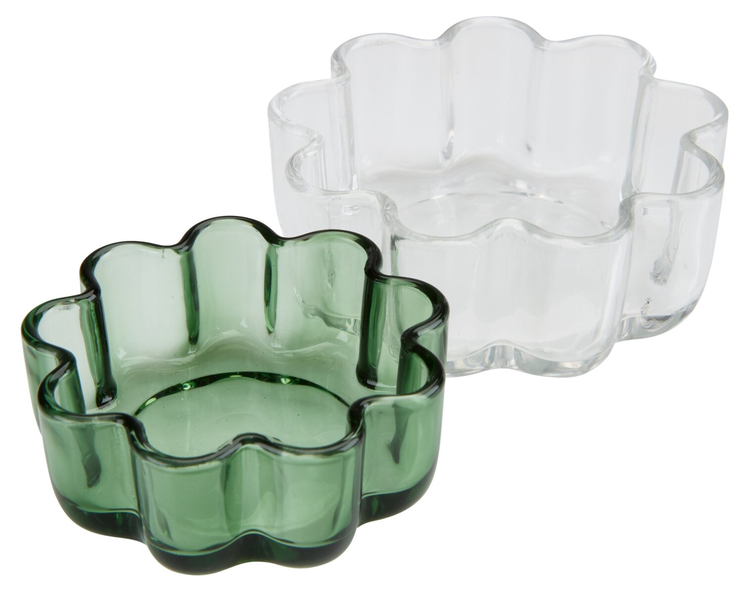 Recipiente SKOGSBY Ø7 + Ø9 cristal 2u 