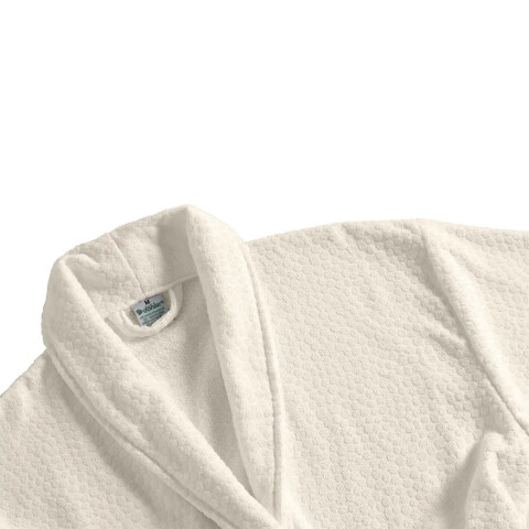 Bata Baño Velour Perola Dohler Algodón Talle M - G BEIGE